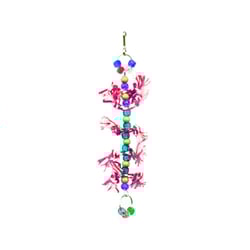 Brinquedo Vertical Happy Bird 5 Nós Para Pássaros - Cores Sortidas - 1 Unidade