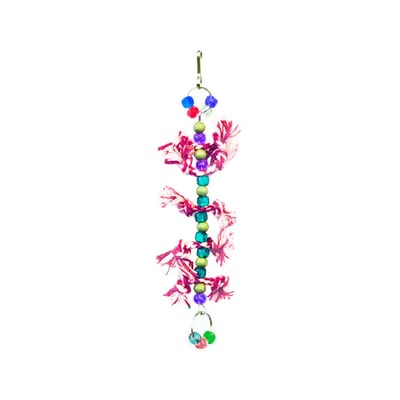 Brinquedo Vertical Happy Bird 5 Nós Para Pássaros - Cores Sortidas - 1 Unidade
