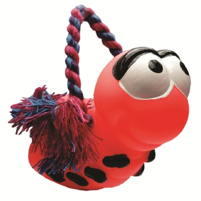 Brinquedo Vinil Abelha E Corda Lcm Para Cães - 1 Unidade