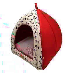 Cabana Fábrica Pet Bistrô Vermelho Para Cães E Gatos - 1 Unidade
