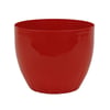 Cachepô Bojudo Plástico Vermelho 15Cm - 1 Unidade