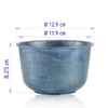 Cachepô Desli Verona Azul 12 Cm - 1 Unidade