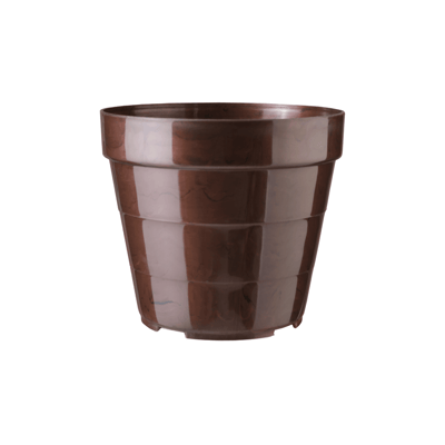 Cachepô Desli Vintage Marrom Imperador 14 Cm - 1 Unidade