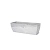 Cachepô Jardineira Nutriplan Branco Carrara 3,1L - 1 Unidade