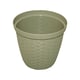 Cachepô Okla Rattan Cinza Taupe 10,8L Para Jardim - 10,8 Litros - 10,8 Litros
