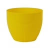 Cachepô Plástico Amarelo 11,5Cm