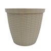 Cachepô Rattan Taupe Fg Import Cinza 0,8L - 800 Mililitros