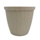 Cachepô Rattan Taupe Fg Import Cinza 0,8L - 800 Mililitros - 800 Mililitros