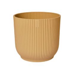 Cachepô Siena West Garden Amarelo Pastel - 1 Unidade