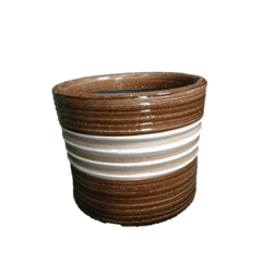 Cachepô Vasos Tupã Caramelo Nº 04 - 1 Unidade