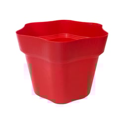 Cachepô Vermelho Desli Atenas N18 Para Jardim