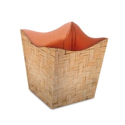 Cachepot Atlanta Bambu Trançado P Floral