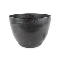 Cachepot Atlanta Redondo Cinza Para Jardim