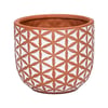 Cachepot Cerâmica Atlanta Xadrez Caucaia Para Jardim