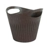 Cachepot Evo Imbuia Tamanho M Para Jardim