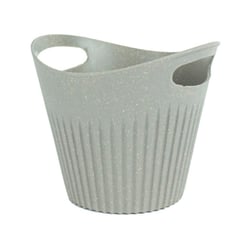 Cachepot Evo Petra Cinza Tamanho G