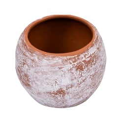 Cachepot Floral Atlanta Cerâmica Caucaia Tamanho P