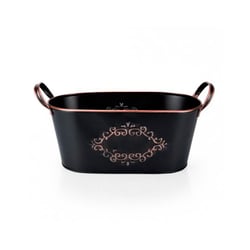 Cachepot Floral Atlanta Liverpool Oval Para Jardim