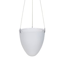 Cachepot Suspenso Autoirrigável Vasart Egg Branco Para Jardim