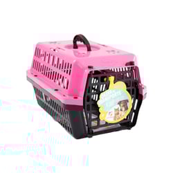 Caixa De Transporte Alvorada New Rosa Para Cachorros E Gatos - Tamanho 4