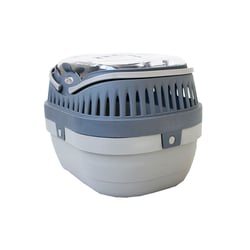 Caixa De Transporte Chalesco Mini Gulliver Cinza Para Hamster Pequena - 1 Unidade