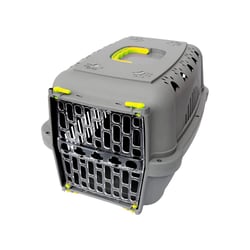 Caixa De Transporte Durapets Fun Amarela Para Cães E Gatos - Tamanho 1