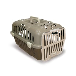 Caixa De Transporte Furacão Pet Joy Marrom Para Cães E Gatos - 1 Unidade - Tamanho 1