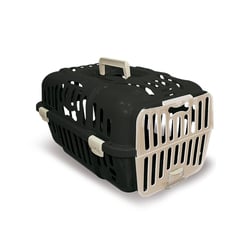 Caixa De Transporte Furacão Pet Joy Preta Para Cães E Gatos - 1 Unidade - Tamanho 1