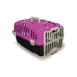 Caixa De Transporte Furacão Pet Joy Rosa Para Cães E Gatos - 1 Unidade - Tamanho 1