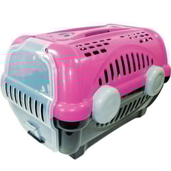 Caixa De Transporte Furacão Pet Luxo Rosa N3 - 1 Unidade - Tamanho 3
