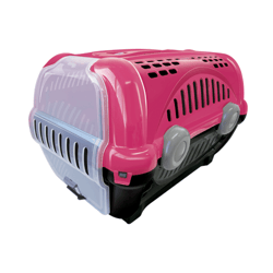 Caixa De Transporte Luxo Furacão Pet N2 Rosa - 1 Unidade - Tamanho 2