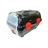 Caixa De Transporte Luxo Furacão Pet Preto Com Vermelho Para Cães E Gatos - 1 Unidade - Tamanho 1