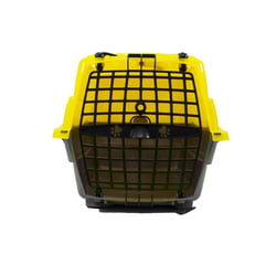Caixa De Transporte Pet Injet Love Travel Amarela Tamanho 1