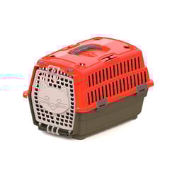 Caixa De Transporte Pet Injet Love Travel Vermelha Tamanho 1