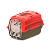 Caixa De Transporte Pet Injet Love Travel Vermelha Tamanho 1