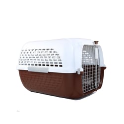 Caixa De Transporte Pet Voyageur Marrom Para Pets Até 10Kg - 1 Unidade