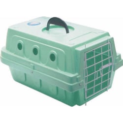 Caixa De Transporte Verde Para Cães E Gatos N1 - 1 Unidade - Tamanho 1