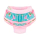 Calcinha Bonito Pra Cachorro Babado Floral Rosa - 1 Unidade - Tamanho P - Tamanho P