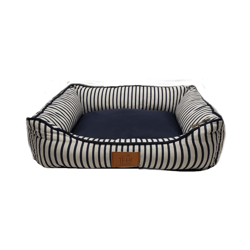 Cama Azul Listra P Para Cachorros