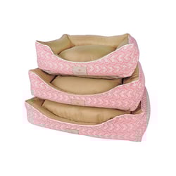 Cama Bonito Arabesco Rose - Para Cães E Gatos