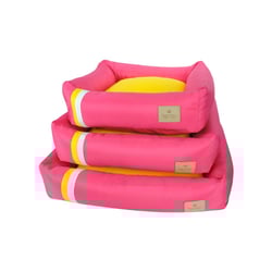 Cama Bonito Listra Pink Para Cães E Gatos - 1 Unidade - Tamanho P