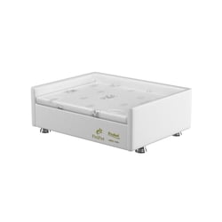 Cama Box Probel Própet Plus Luxo Branco Para Cães E Gatos - Tamanho 2