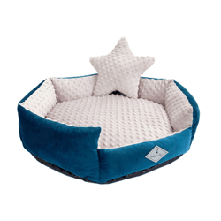 Cama Bubble Azul Bichinho Chic P Para Cachorros