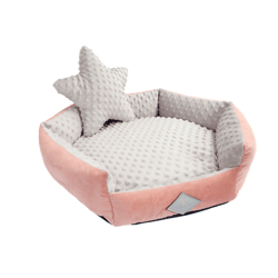 Cama Bubble Rosa Bichinho Chic P Para Cachorros