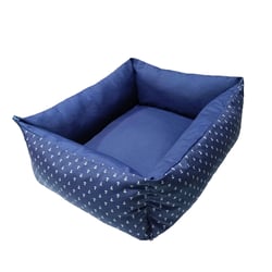 Cama Camapet Âncora Azul Escuro Para Cães E Gatos Tamanho P
