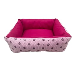 Cama Camapet Coroa Rosa Para Cães E Gatos Tamanho P