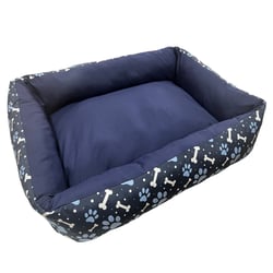 Cama Camapet Pata Osso Azul Para Cães E Gatos Tamanho P