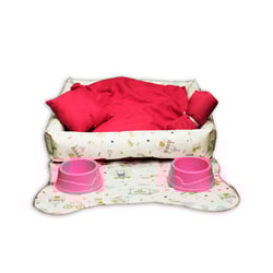 Cama Caminha Para Cachorro Fêmea - Kit 6 Peças