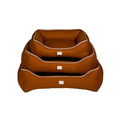 Cama Confort Urban Puppy Ocre Para Cães E Gatos - Tamanho G