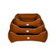 Cama Confort Urban Puppy Ocre Para Cães E Gatos - Tamanho G - Tamanho G
